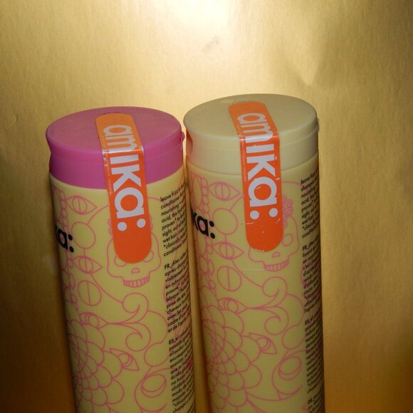 Amika Forget Frizz 9.2oz Anti Frizz Shampoo & Conditioner - Sealed - Picture 3 of 3